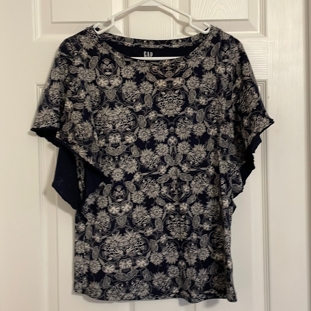 Butterfly sleeve t shirt